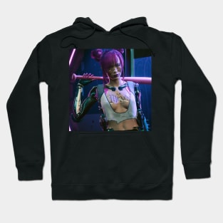 Cyberpunk 2077 Rita Wheeler Lizzie's Bouncer Hoodie